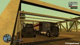 GTA San Andreas - Driving Long Trailer Trucks From Esplanade North to Willowfield