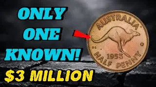 Most Valuable 1953 Australian Half Penny Coin Worth Big Money! Rare Collector&rsquo;s Treasure