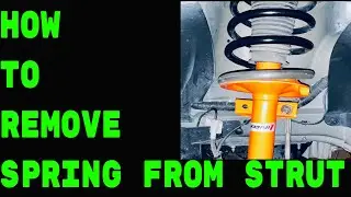 How To Remove Spring From Strut Ford Mustang