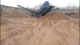 40-300tph Crawler-Type Mobile Screening Station Site