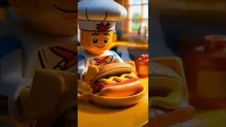 Cute LEGO Hotdog 🧱🌭 | Kids Building Fun