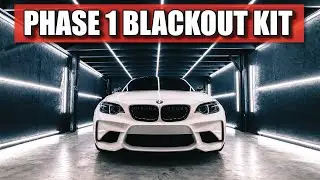 BLACKOUT KIT FOR THE F87 BMW M2. HUGE DIFFERENCE!