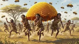 Life 3.6 Million Years Ago | Early Humans Use Smoke to Steal Honey from Giant Bees