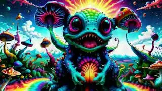 AI Manifest: Axolotl Cosmic Dread | The Best Psychedelic Trance (4K)