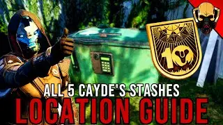 All 5 Cayde's Stashes Location Guide in the Tower / Pale Heart | Destiny 2 [10th Anniversary]