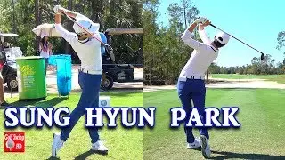 SUNG HYUN PARK DUAL ANGLE SLOW MOTION GOLF SWING 1080 HD