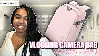 BAGSMART CAMERA BACKPACK UNBOXING+REVIEW! *DSLR CAMERA BAG*