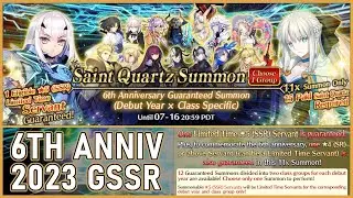 [FGO NA] 6th Anniversary Guaranteed SSR Banner Rolls
