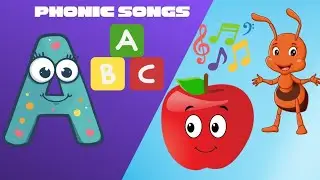 Песенка про алфавит Aa Bb Cc | Веселое обучение фонетике для детей #abcsong #toodlersvideo
