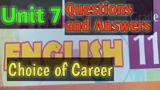 Choice of Career Class 11 Question Answers | choice of career grade 11 exercise