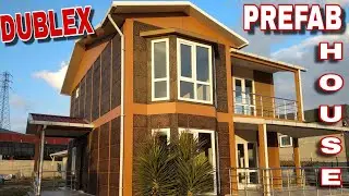 DUBLEX PREFAB HOUSE TOUR / Обзор сборных домов / Модульный дом