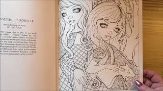 Adult Coloring Book Fip Through - Halloween by Jasmine Becket-Griffith