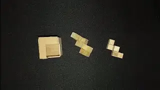 Handmade Waltz wooden puzzle solution #25