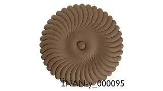 Best Round Rosette STL Pack for CNC Wood Carving | Ceiling Medallions & Ornaments