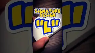 Stylish Signature Design ✍️ | Unique Signature Style | Handwriting Art #calligraphy #sign #art