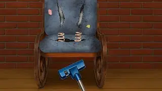 Home Makeover ASMR Game | Satisfying Cleaning, Furniture Repair, Restore Old Chair | Relaxing Sounds