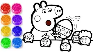 How to draw Peppa Pig and Friends - Peppa Pig Coloring - Hi LiLisa!
