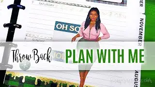 PLAN WITH ME Weekly Setup with Throwback Michaels Sticker Book