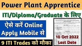 Power Plant Apprentice 2022, ITI/Diploma/Graduate Apprentice 2022, MPPGCL Vacancy 2022