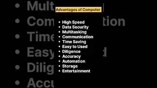 Advantage of Computer । कंप्यूटर के लाभ।#computereducation #computer #advantages