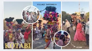 Village _ Kotabi ll Adivasi Holi ll Aadivasi geriya Dan's ll आदिवासी होली