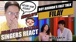 FAST TALK [Tito Boy Abunda] - FILAY [Barbie Forteza & David Licauco] | REACTION