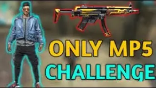 ONLY MP5 CHALLENGE IN  RANK MATCH  FREE FIRE GAMEPLAY