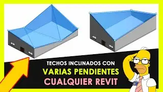 Como hacer TECHOS INCLINADOS CON VARIAS PENDIENTES EN REVIT 2020, 2019, 2018, 2017