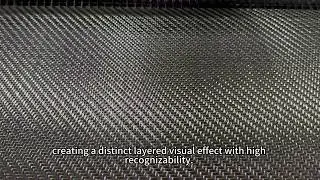 WN-3k 210g Carbon Fiber Fabric Infused With Purple Filament