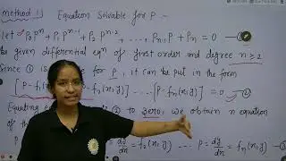 B.Sc. Math 3rd Sem Differential Equations 1st order not 1st degree Differential Equation Lecture -10