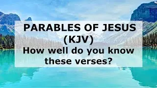 Bible Quiz Test Your Knowledge - Parables of Jesus