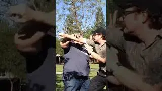 Silat Puter Kepala throw to Hammer and Anvil