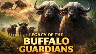 The Life of a Buffalo 🐃 in a forest with lions ⚡#real#animallife#buffalo#lionking##stories#yt#yttrnd