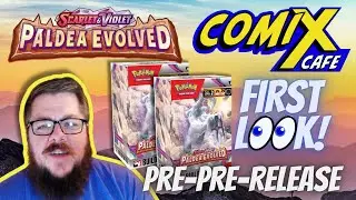 COMIX CAFE Scarlet & Violet Paldea Evolved Pre-Pre-Release ПЕРВЫЙ ВЗГЛЯД! Взлом коробки | Розыгрыш +кода!
