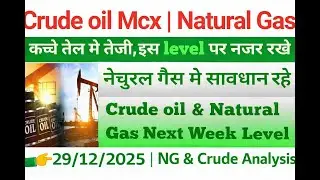 Crude Oil, Natural Gas, Gold & Silver Analysis for Monday, 29 December 2025 #CrudeOil #NaturalGas