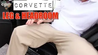NEW 2017 CHEVY CORVETTE - Head & Leg Room Test - Review by 6.1ft Man