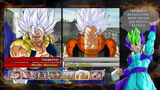 DB BT3 Ultimate Omega World V1. El Lord Gogetto V.s El Lord Vegotta Fase Modo Bestia 😎​😎​😎​