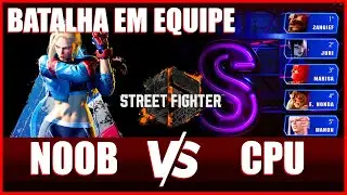 🥊 CAMMY (Noob) vs EQUIPE DE 5 (CPU) 🥊 #SF6