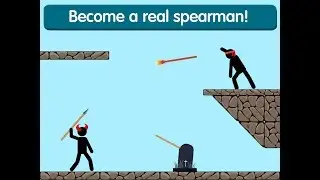 Stickman Spearman Simulator Spartan Warrior Gameplay Video Android/iOS