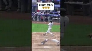 Wake Forest&rsquo;s Dalton Wentz LAUNCHED a rocket! 🚀 #baseball