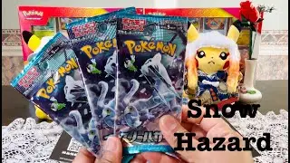 Ep. 73 -Snowballing through Snow Hazard! Pokemon TCG Opening!