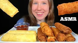 ASMR EGG ROLLS MUKBANG (No Talking) EATING SOUNDS