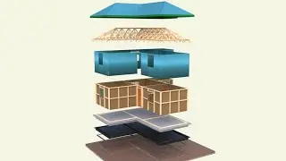 Constructing a house using Iron sheets.(Mabati house-animated //Low cost house)