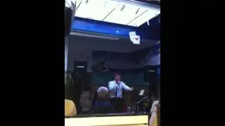 Tom Fitzpatrick, crooner, singing L.O.V.E in bexhill