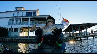 Wow that was almost bad | kayak fishing myrtle grove