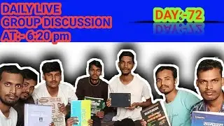 ALP/TECH|| DAILY LIVE GROUP DISCUSSION|| DAY-72