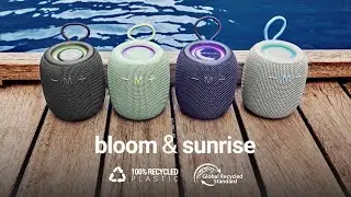 Bloom and Sunrise - IPX6 Waterproof Bluetooth speakers