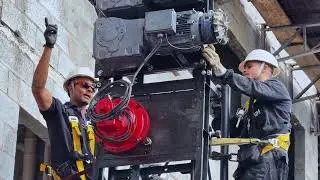 Entrega e Montagem | Elevador Cremalheira