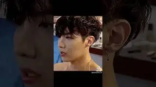 I took out my earnings I did a kick into a split Hobi #bts