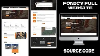 Full stack web development source code | fonicy website source code by vitual gibon.